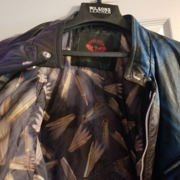 Real Sweet Reelistik mens flame skull  jacket - Picture 5 of 8